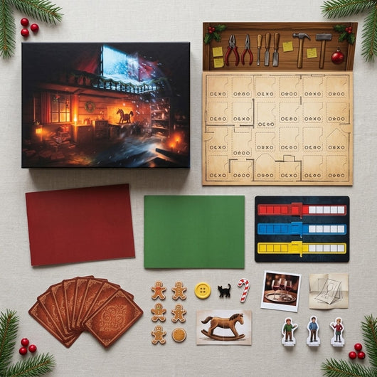 Escape Room Advent Calendar, 24 Days of Riddles and Puzzles, Christmas Mystery Game for Families, Teens and Adults, Ages 10+