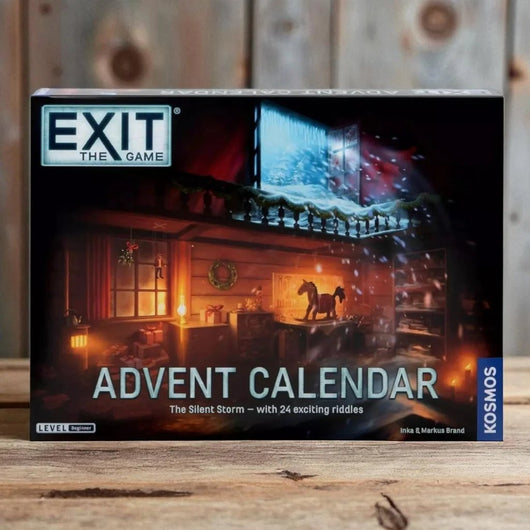 Escape Room Advent Calendar, 24 Days of Riddles and Puzzles, Christmas Mystery Game for Families, Teens and Adults, Ages 10+