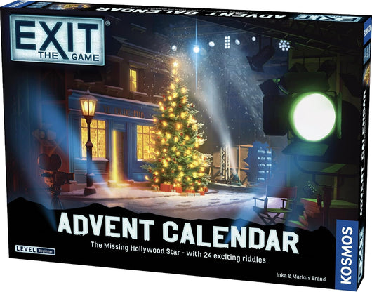 Escape Room Advent Calendar, 24 Days of Riddles and Puzzles, Christmas Mystery Game for Families, Teens and Adults, Ages 10+