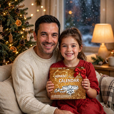 Jewelry Advent Calendar 2026 | 24 Gold Tone Necklaces, Rings and Earrings