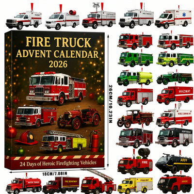 Fire Truck Advent Calendar 2026 | 24 Firefighting Vehicles