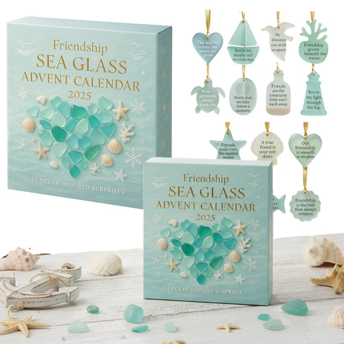 Friendship Sea Glass Advent Calendar | 24 Sea Glass Keepsakes