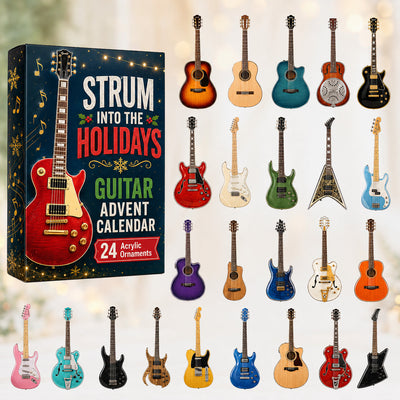 Guitar Advent Calendar 2026 | 24 Guitar Ornaments
