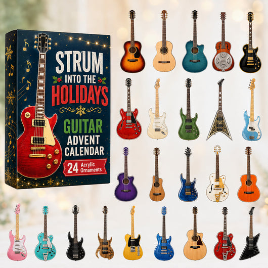 Guitar Advent Calendar 2026 | 24 Guitar Ornaments