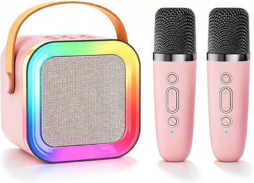 Kids Karaoke Machine with 2 Wireless Microphones | Karaoke Machine, Bluetooth Karaoke Speaker, Mini Karaoke