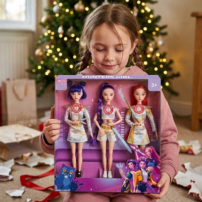 Hunters Girl Battle Edition, three singing dolls in one box