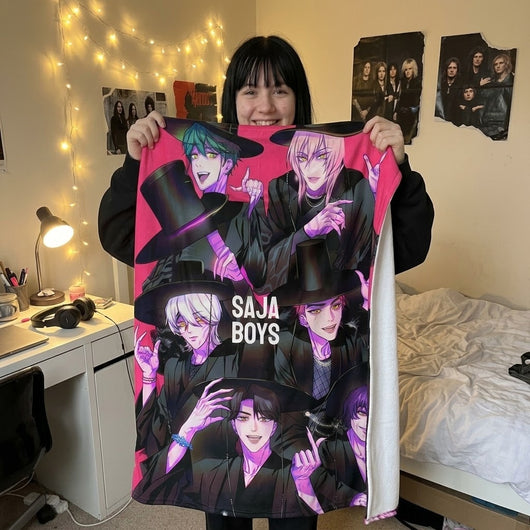 K-Pop Demon Hunters Blanket | Giant 150 x 200 cm Fleece Throw