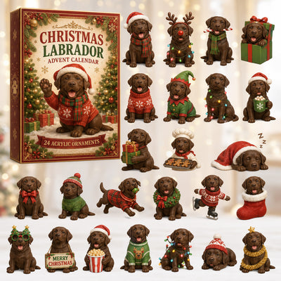 Labrador Advent Calendar 2026 | 24 Labrador Ornaments