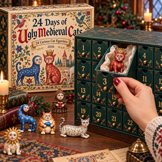 Medieval Cats Advent Calendar 2026 | 24 Weirdly Wonderful Cat Ornaments