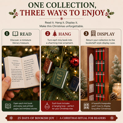 Mini Book Advent Calendar 2026 | 25 Tiny Classic Books for Book Lovers