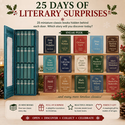 Mini Book Advent Calendar 2026 | 25 Tiny Classic Books for Book Lovers