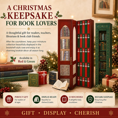 Mini Book Advent Calendar 2026 | 25 Tiny Classic Books for Book Lovers