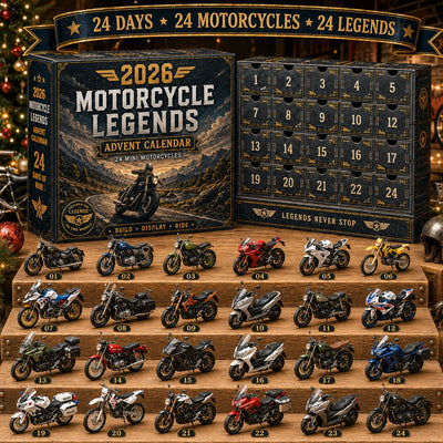 2026 Motorcycle Legends Advent Calendar | 24 Mini Motorcycles