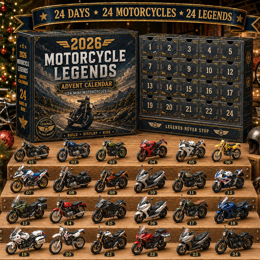 2026 Motorcycle Legends Advent Calendar | 24 Mini Motorcycles