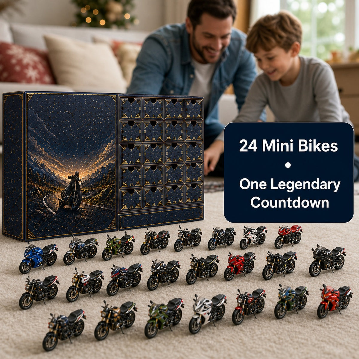 The chocolate calendar is