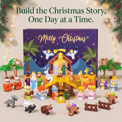 Nativity Building Block Advent Calendar 2026 | Build the Christmas Story in 24 Days