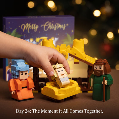 Nativity Building Block Advent Calendar 2026 | Build the Christmas Story in 24 Days