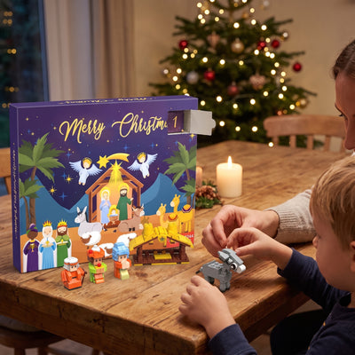 Nativity Building Block Advent Calendar 2026 | Build the Christmas Story in 24 Days