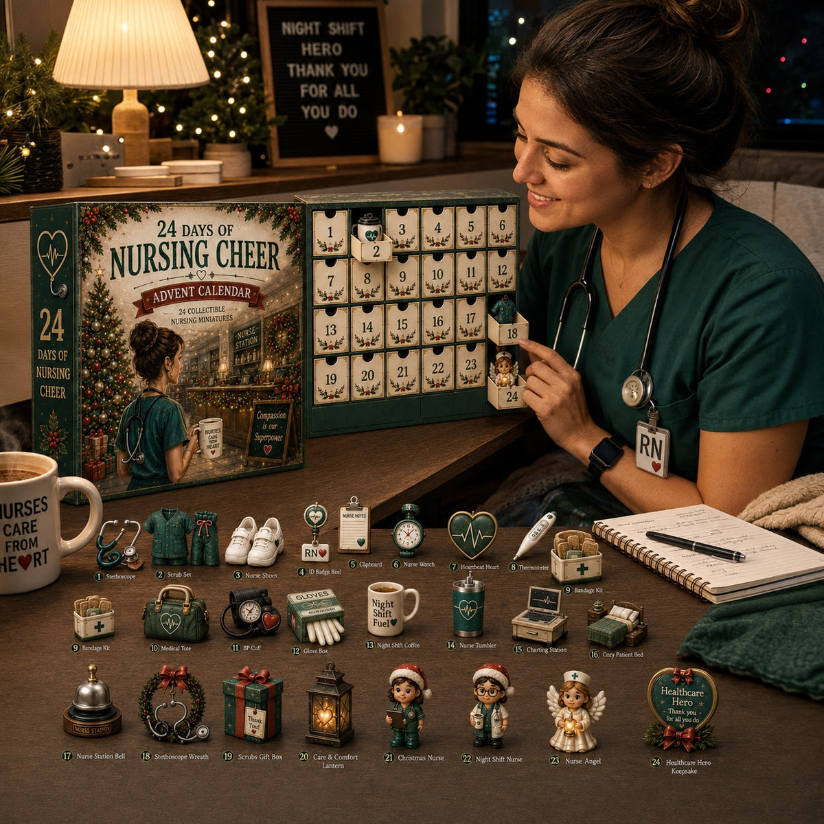 The chocolate calendar is