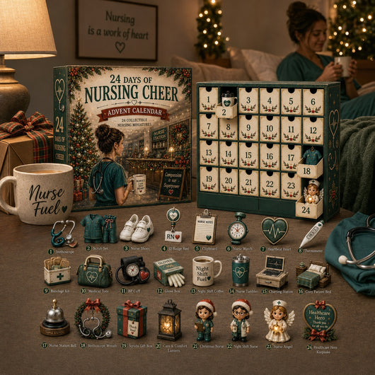 Nurse Advent Calendar 2026 | 24 Collectible Nursing Miniatures, Gift for Nurses