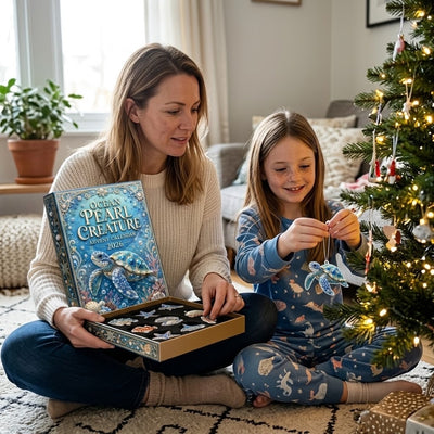 Ocean Pearl Creature Advent Calendar 2026 | 24 Jewelled Sea Creature Ornaments