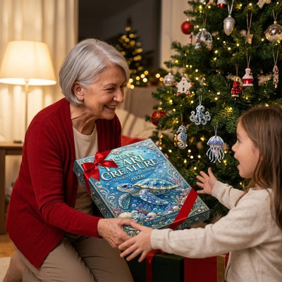Ocean Pearl Creature Advent Calendar 2026 | 24 Jewelled Sea Creature Ornaments