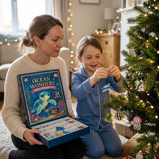Ocean Wonders Advent Calendar 2026 | 24 Sea Life Acrylic Ornaments