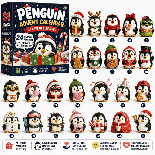 Penguin Advent Calendar 2026 | 24 Unique Penguin Figures