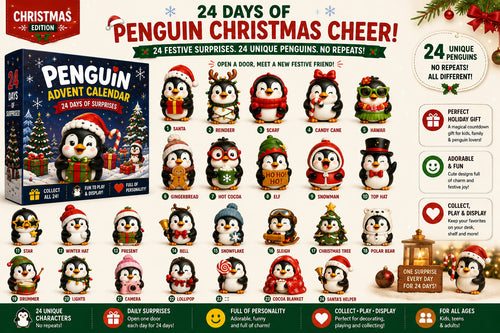 Penguin Advent Calendar 2026 | 24 Unique Penguin Figures
