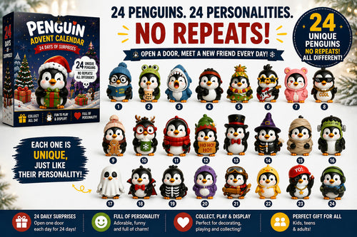 Penguin Advent Calendar 2026 | 24 Unique Penguin Figures