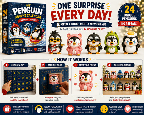 Penguin Advent Calendar 2026 | 24 Unique Penguin Figures
