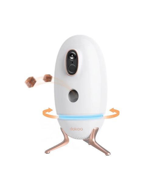 2K Treat Tossing Dog Camera, 330° View | Pet Camera with Treat Dispenser, Two-Way Audio, Night Vision, No Subscription
