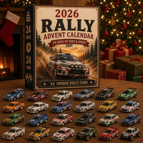 2026 Rally Car Advent Calendar | 24 Unique Rally Car Miniatures