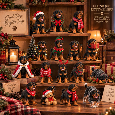 Rottweiler Advent Calendar 2026 | 24 Rottweiler Figures, Gift for Rottie Lovers