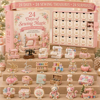 Sewing Advent Calendar 2026 | 24 Collectible Sewing Miniatures for Quilters and Crafters