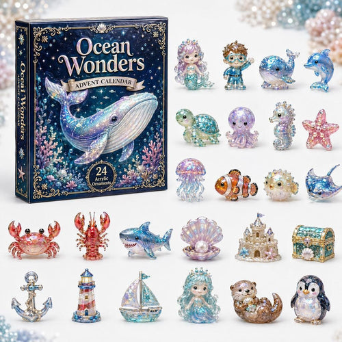 Shark Advent Calendar 2026 | 24 Funny Shark Ornaments