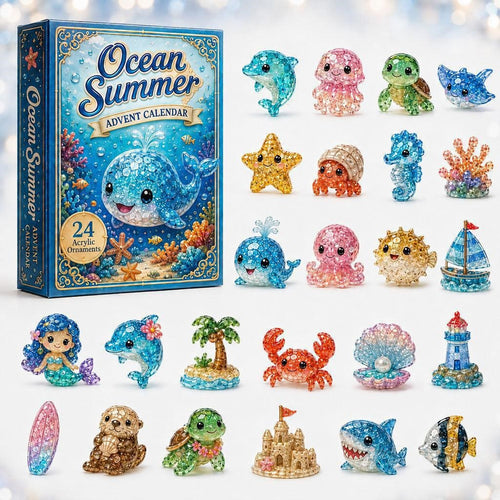 Shark Advent Calendar 2026 | 24 Funny Shark Ornaments