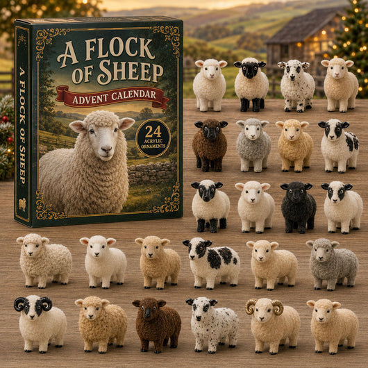 Sheep Collection Advent Calendar 2026 | 24 Sheep Ornaments