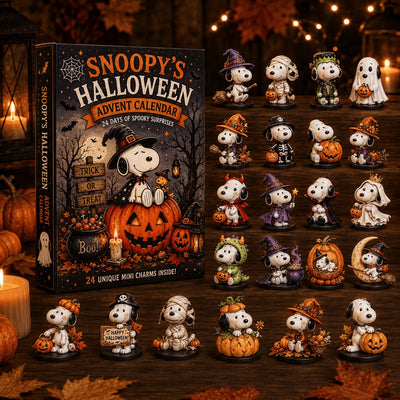 Snoopy Halloween Advent Calendar 2026 | 24 Days of Spooky Surprises, Mini Charms