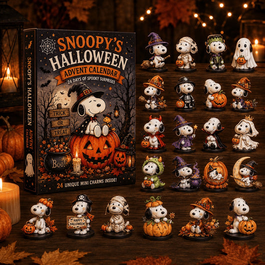 Snoopy Halloween Advent Calendar 2026 | 24 Days of Spooky Surprises, Mini Charms
