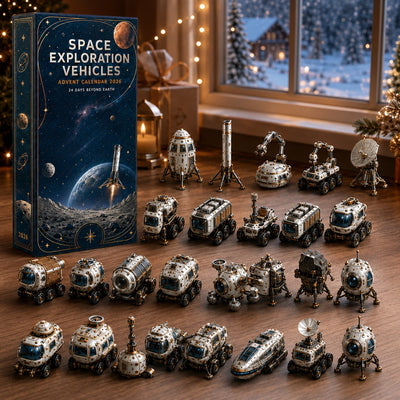Space Exploration Vehicles Advent Calendar 2026 | 24 Rocket and Rover Miniatures