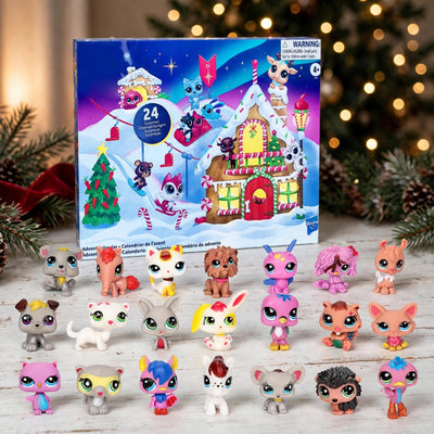 Tiny Pets Advent Calendar 2026 | 24 Big Eyed Mini Animal Figures