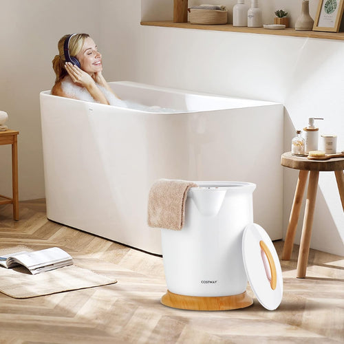 Towel Warmer Bucket 20L with Fragrance Disc Holder | Towel Warmer for Bathroom, Heated Towel Bucket, Spa Towel Heater