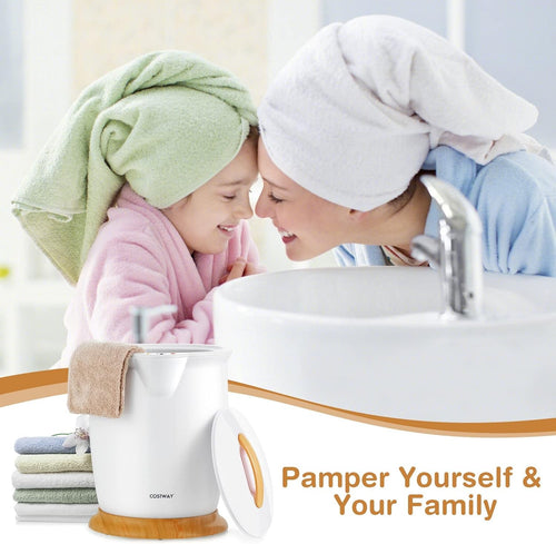Towel Warmer Bucket 20L with Fragrance Disc Holder | Towel Warmer for Bathroom, Heated Towel Bucket, Spa Towel Heater