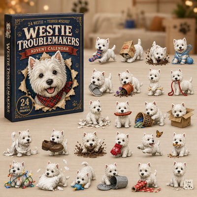 Westie Advent Calendar 2026 | 24 Westie Ornaments