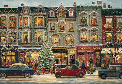 Wooden Christmas Jigsaw Puzzle | Unique Shaped Pieces for Adults and Families